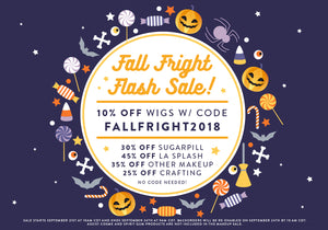 Fall Fright Flash Sale 2018