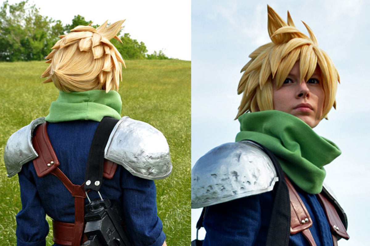 Cloud Strife Final Fantasy 7 Wig Tutorial by Malindachan