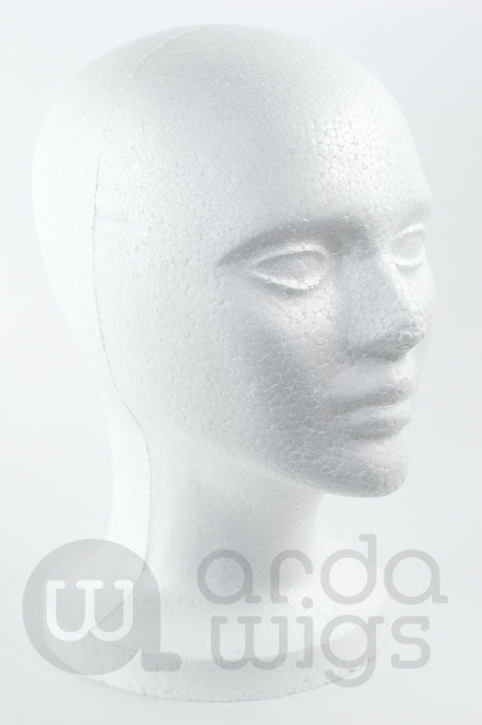 Styrofoam Female Wig Head Mannequins Manikin, Style, Model