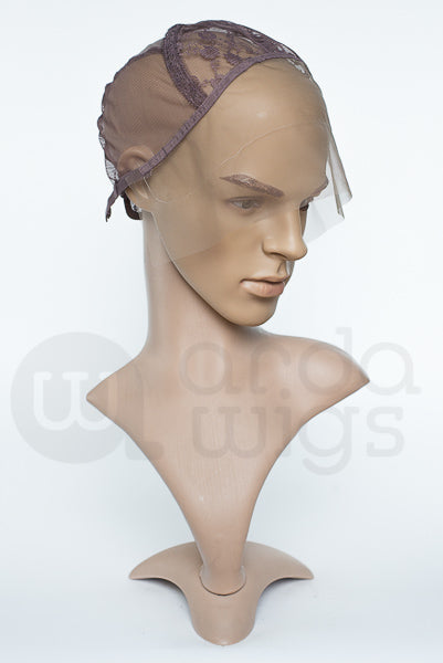 Half Lace, Large - Brown, LCAP-W4B