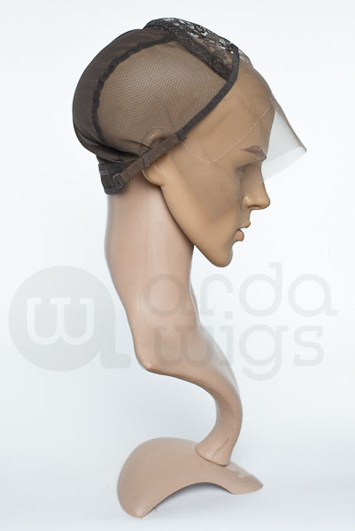 Half Lace, Large - Dark Brown, LCAP-W4C