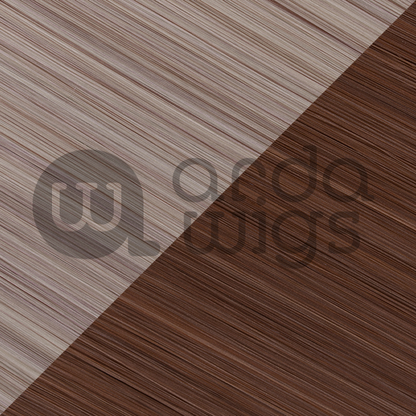 (CL-052/CL-072) Dark Ash Blonde top/Light Brown under